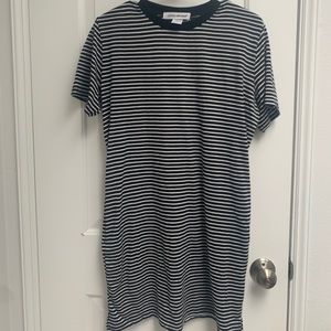 Striped t-shirt dress